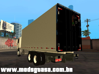 MB Actros Baú para GTA San Andreas